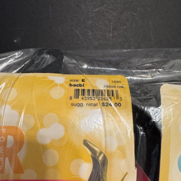 Center Stage Black Patterned Shaping Tights Star Power by SPANX. Bundle of 3. - Picture 3 of 3